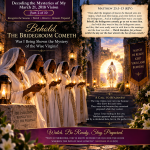 Decoding the Mysteries of My March 21, 2018 Vision: “Behold, the Bridegroom Cometh” — Was I Being Shown the Mystery of the Wise Virgins?